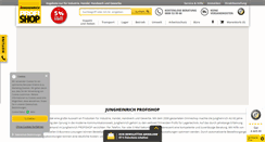 Desktop Screenshot of jh-profishop.at